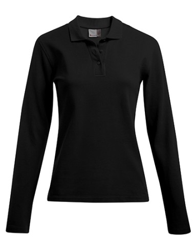 P-4605-Womens Heavy Polo Long Sleeve